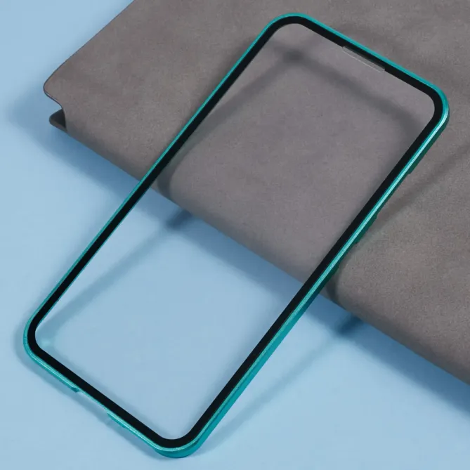 Coque Samsung Galaxy A57 Magnétique Double Verre Cadre Métal