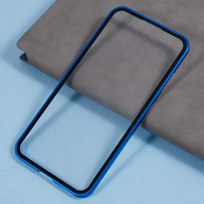 Coque Samsung Galaxy A57 Magnétique Double Verre Cadre Métal