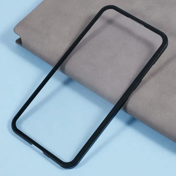 Coque Samsung Galaxy A57 Magnétique Double Verre Cadre Métal