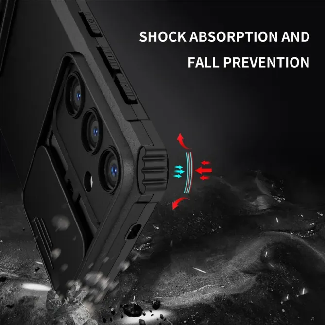 Coque Samsung Galaxy A57 Cache Caméra avec Support ELVA