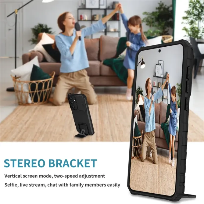 Coque Samsung Galaxy A57 Cache Caméra avec Support ELVA