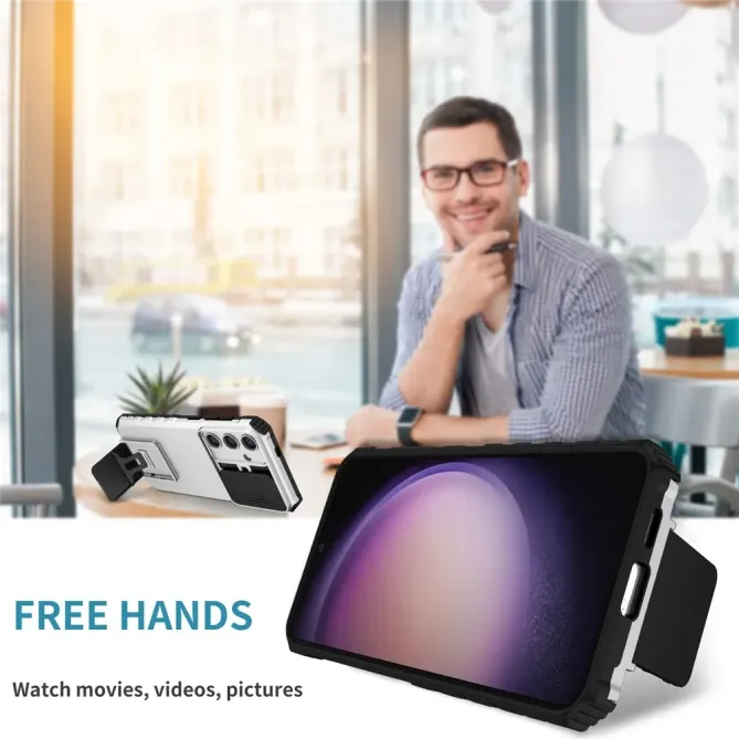 Coque Samsung Galaxy A57 Cache Caméra avec Support ELVA