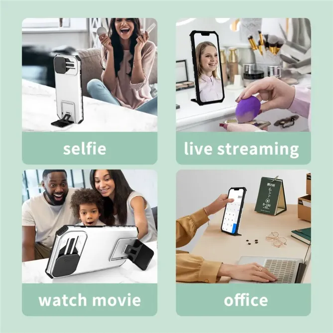 Coque Samsung Galaxy A57 Cache Caméra avec Support ELVA