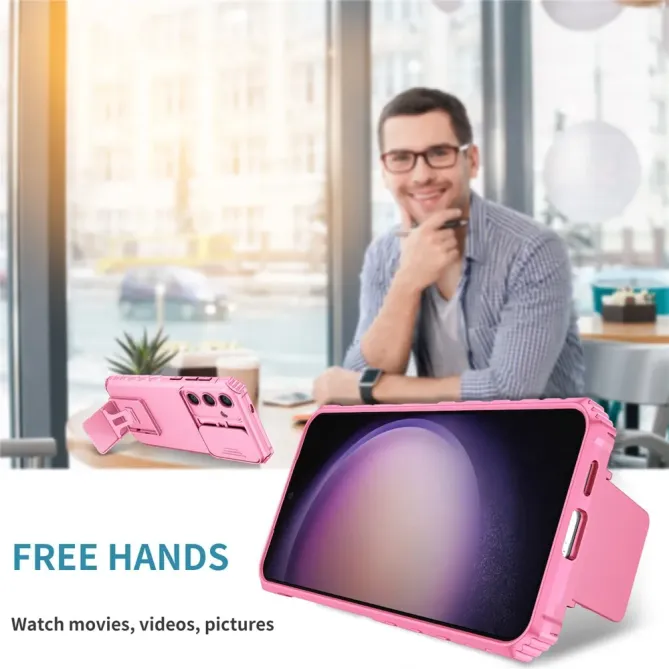 Coque Samsung Galaxy A57 Cache Caméra avec Support ELVA