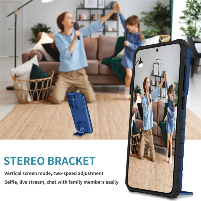 Coque Samsung Galaxy A57 Cache Caméra avec Support ELVA