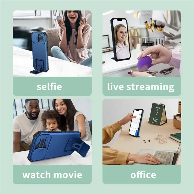 Coque Samsung Galaxy A57 Cache Caméra avec Support ELVA