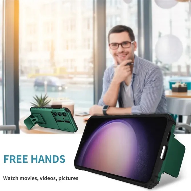 Coque Samsung Galaxy A57 Cache Caméra avec Support ELVA