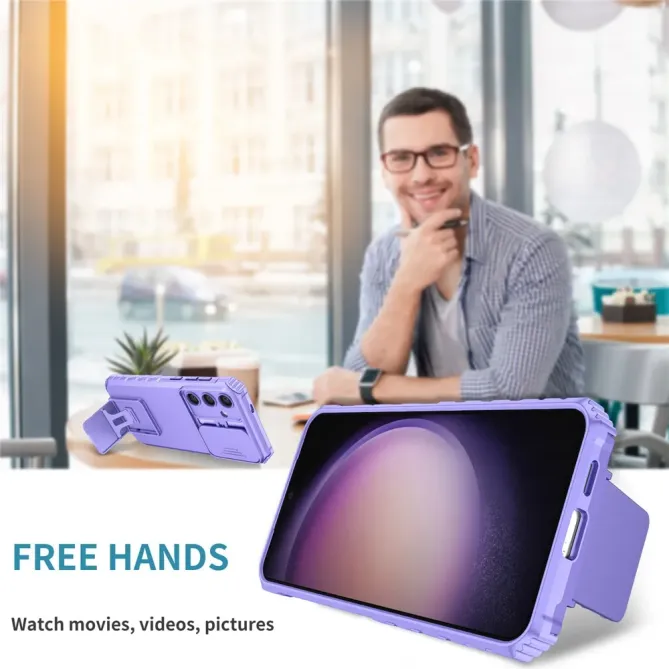 Coque Samsung Galaxy A57 Cache Caméra avec Support ELVA