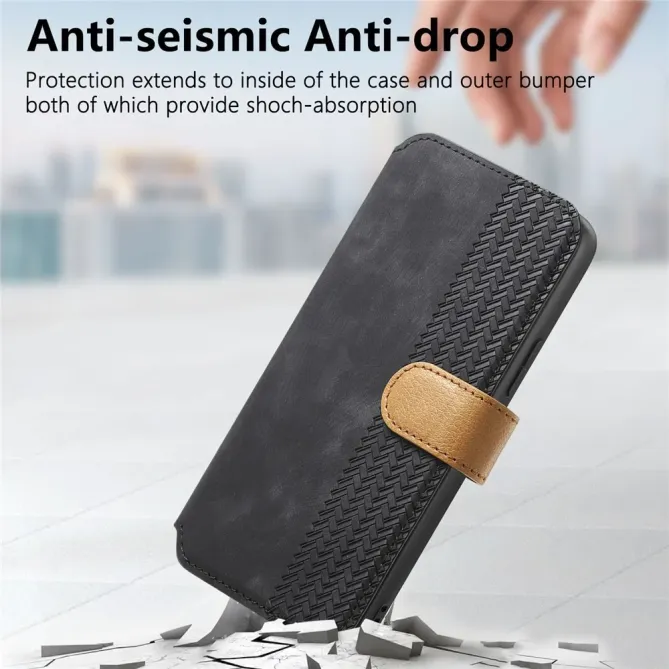 Housse Samsung Galaxy A57 Portefeuille Cuir Rétro avec Sangle