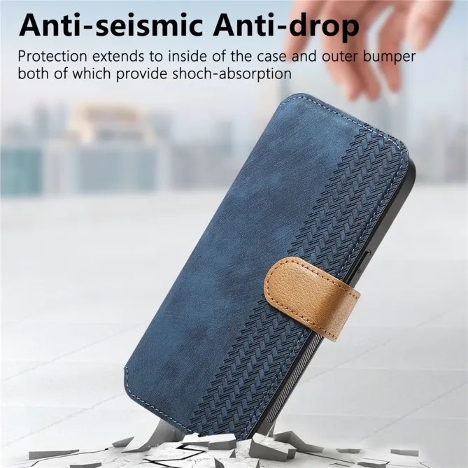 Housse Samsung Galaxy A57 Portefeuille Cuir Rétro avec Sangle