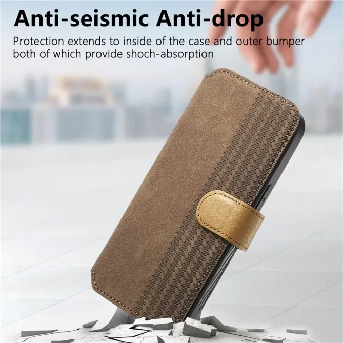 Housse Samsung Galaxy A57 Portefeuille Cuir Rétro avec Sangle