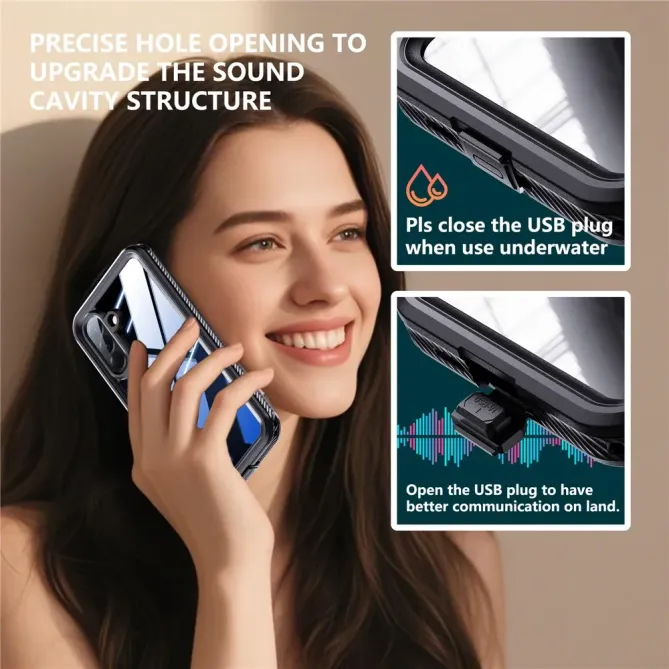 Coque Samsung Galaxy A57 Étanche IP68 avec Film Écran