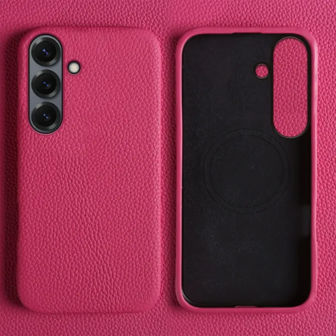 Coque Samsung Galaxy A57 TORO Cuir Véritable Grainé Magnétique