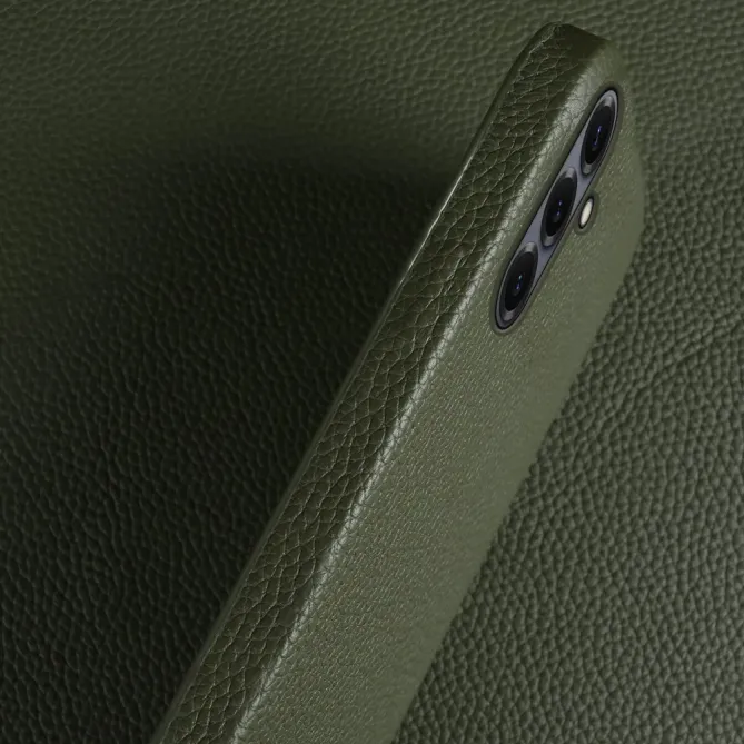 Coque Samsung Galaxy A57 TORO Cuir Véritable Grainé Magnétique