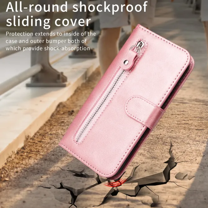 Housse Portefeuille Zippée Simili Cuir pour Honor Magic 6 Pro