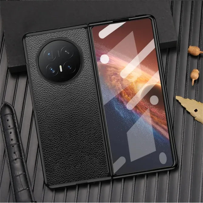 Coque Honor Magic V6 Simili Cuir Litchi Protection