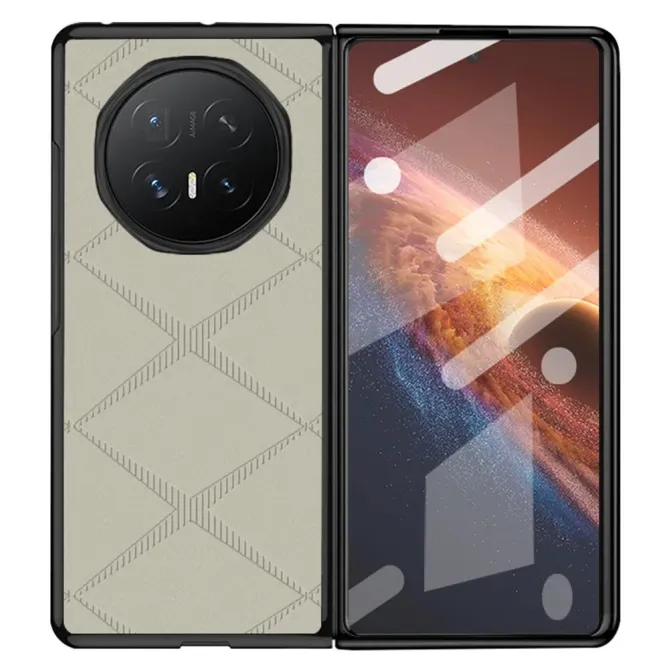 Coque Honor Magic V6 Simili Cuir Motif X Protection