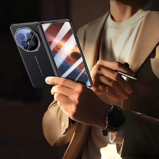 Coque Honor Magic V6 NOBLE Protection Intégrale Cuir et Support