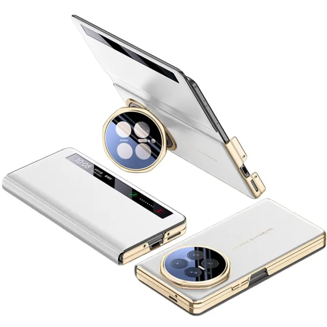 Housse Honor Magic V6 Simili Cuir Fenêtre Intelligente Béquille