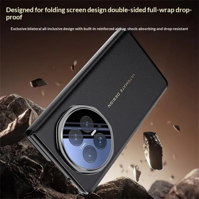 Housse Honor Magic V6 Simili Cuir Fenêtre Intelligente Béquille