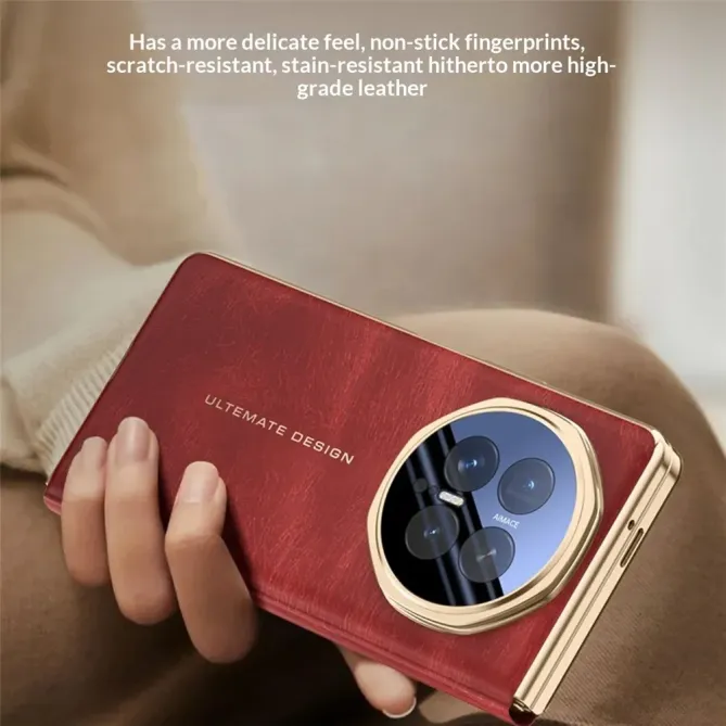 Housse Honor Magic V6 Simili Cuir Fenêtre Intelligente Béquille