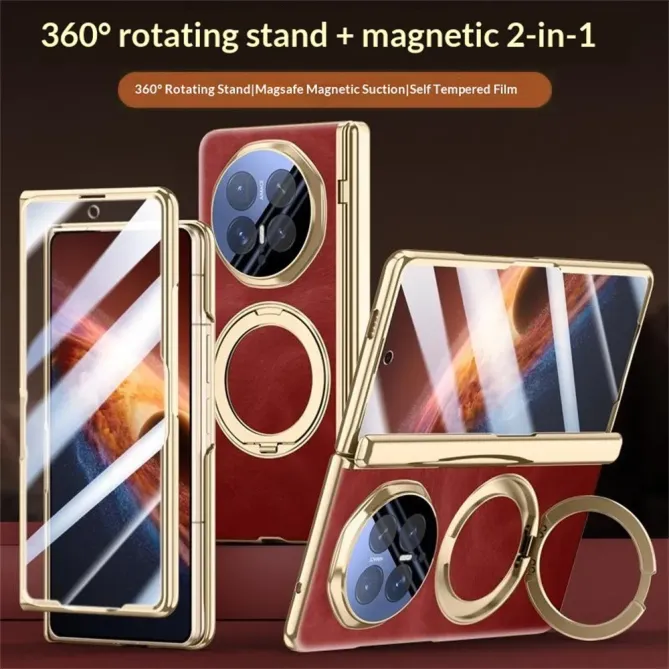 Housse Honor Magic V6 Simili Cuir Magnétique Béquille