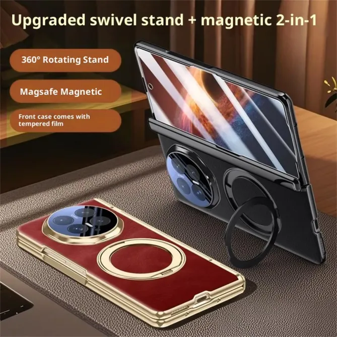 Housse Honor Magic V6 Simili Cuir Magnétique Béquille