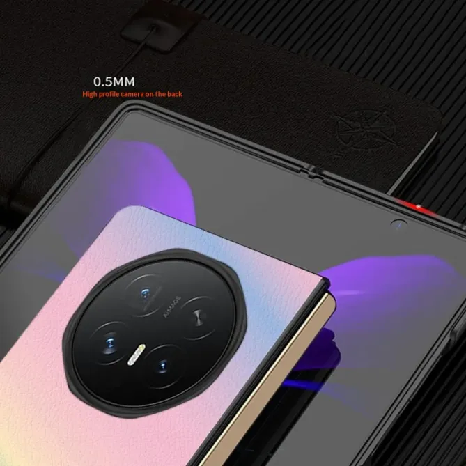 Coque Honor Magic V6 Simili Cuir Dégradé Protection