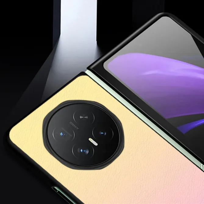 Coque Honor Magic V6 Simili Cuir Dégradé Protection