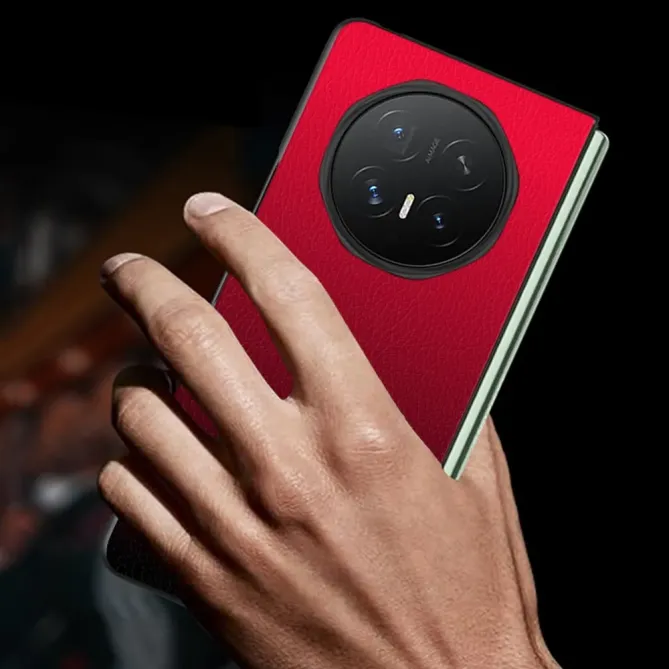 Coque Honor Magic V6 Simili Cuir Dégradé Protection