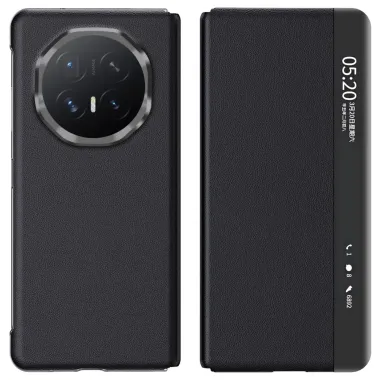 Housse Honor Magic V6 Simili Cuir Fenêtre Intelligente Béquille