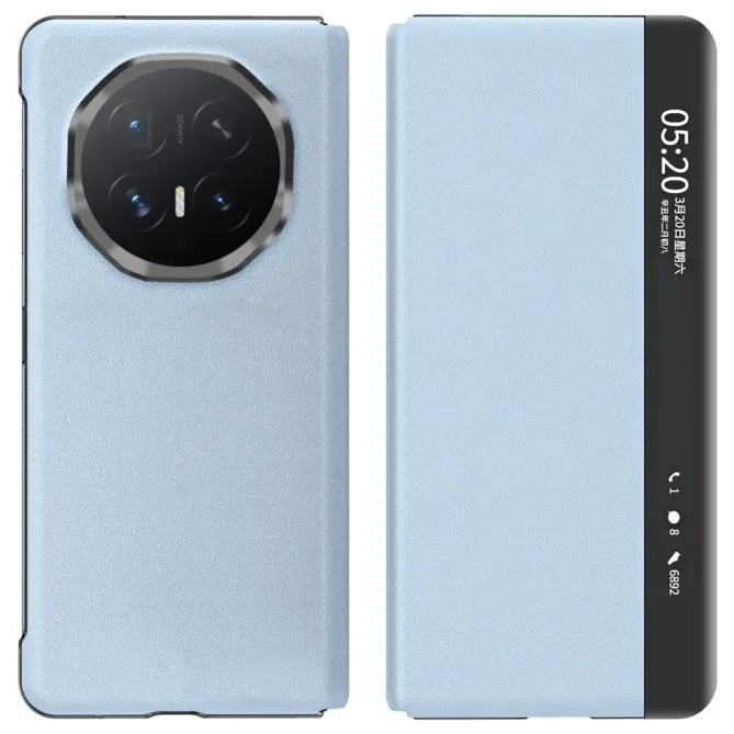 Housse Honor Magic V6 Simili Cuir Fenêtre Intelligente Béquille