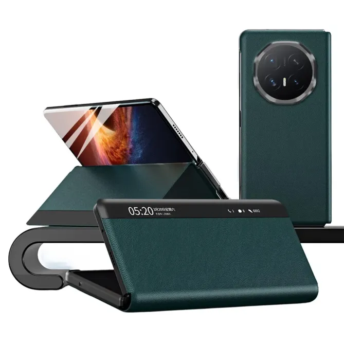 Housse Honor Magic V6 Simili Cuir Fenêtre Intelligente Béquille