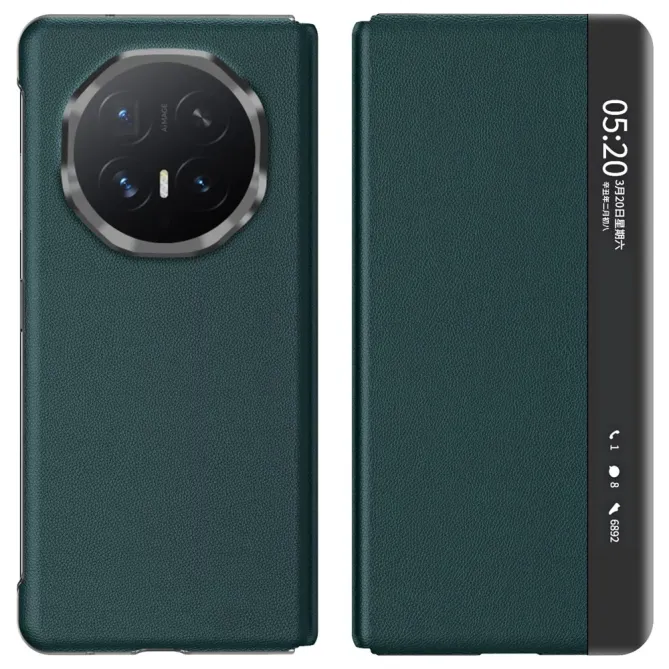 Housse Honor Magic V6 Simili Cuir Fenêtre Intelligente Béquille