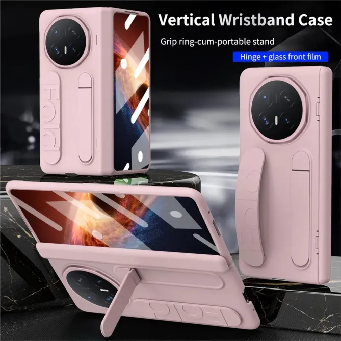 Coque Honor Magic V6 PC Béquille Poignet Verre Trempé