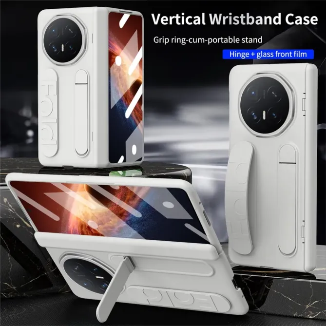 Coque Honor Magic V6 PC Béquille Poignet Verre Trempé