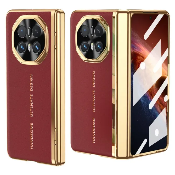 Coque Honor Magic V6 Simili Cuir Valamir avec Verre Trempé Intégré