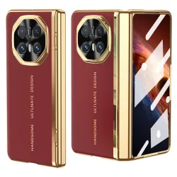 Coque Honor Magic V6 Simili Cuir Valamir avec Verre Trempé Intégré