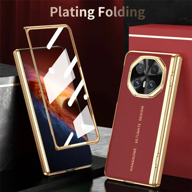 Coque Honor Magic V6 Simili Cuir Valamir avec Verre Trempé Intégré