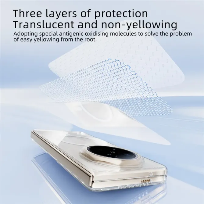 Coque Honor Magic V6 ABEEL PC Transparent Magnétique