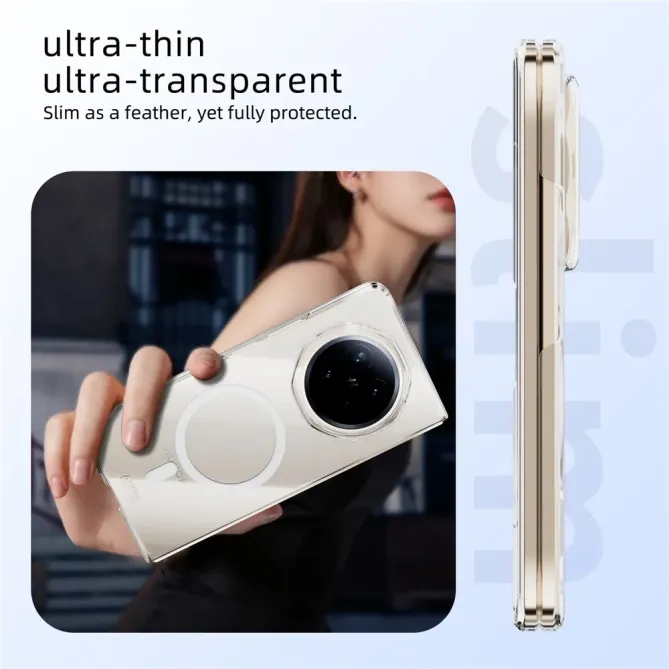 Coque Honor Magic V6 ABEEL PC Transparent Magnétique