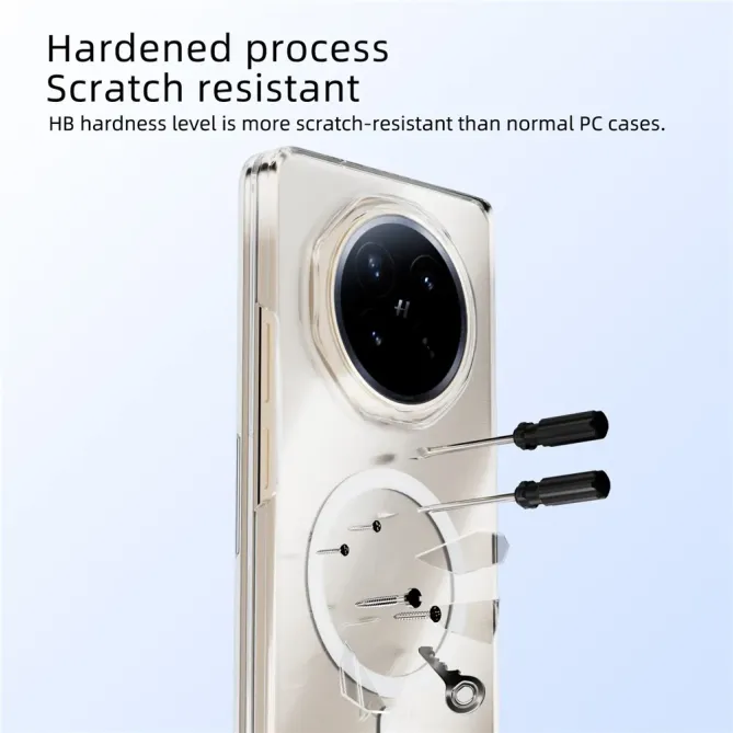 Coque Honor Magic V6 ABEEL PC Transparent Magnétique