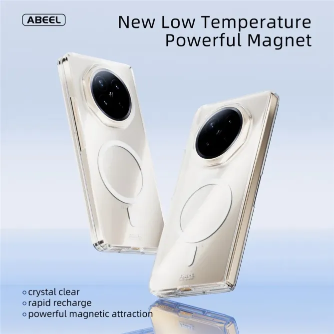 Coque Honor Magic V6 ABEEL PC Transparent Magnétique