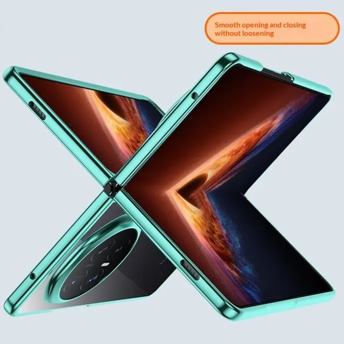 Coque Honor Magic V6 Transparente avec Contour Galvanisé et Protection Charnière