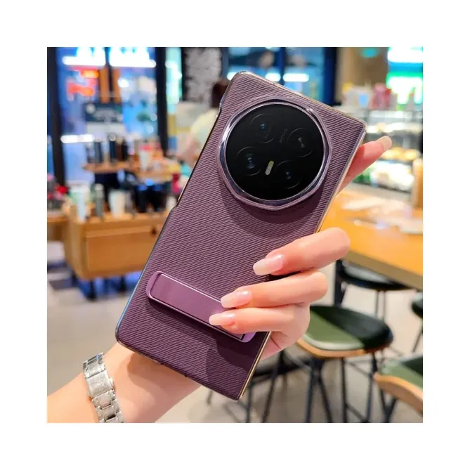 Coque Honor Magic V6 Texture Ondulée avec Support Intégré