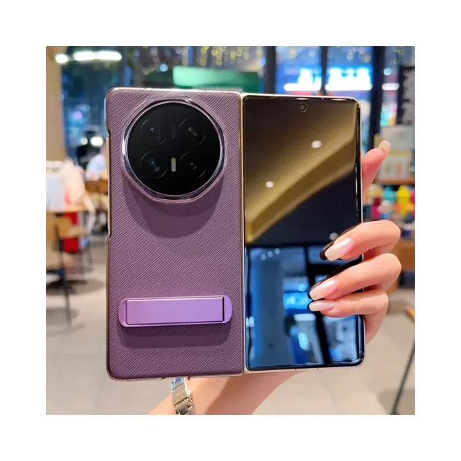 Coque Honor Magic V6 Texture Ondulée avec Support Intégré