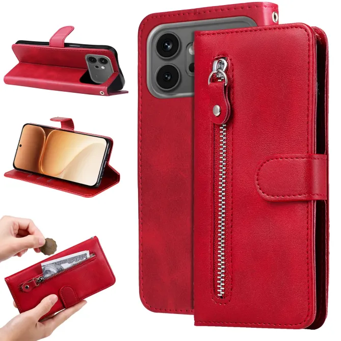 Housse Honor 600 / 600 Pro Portefeuille Zippée Simili Cuir