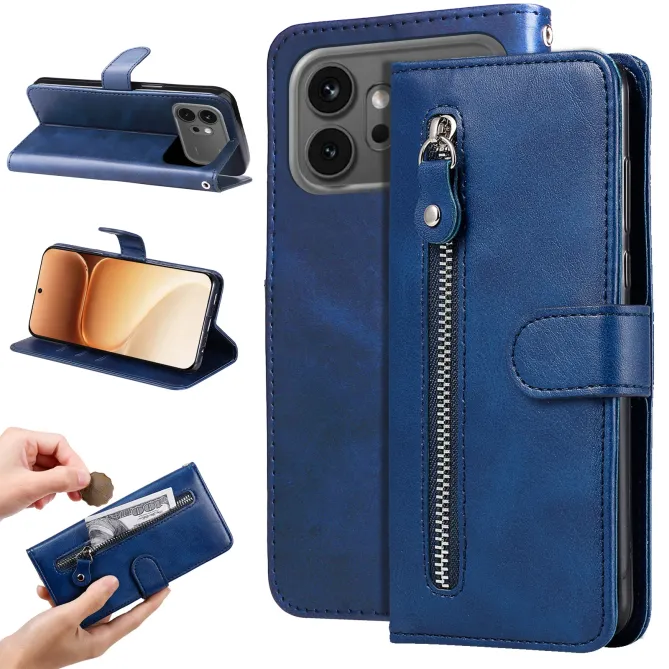 Housse Honor 600 / 600 Pro Portefeuille Zippée Simili Cuir