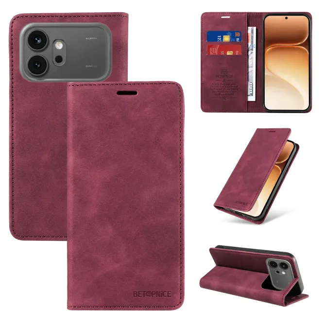 Flip Cover Honor 600 Pro / 600 BETOPNICE Simili Cuir Magnétique