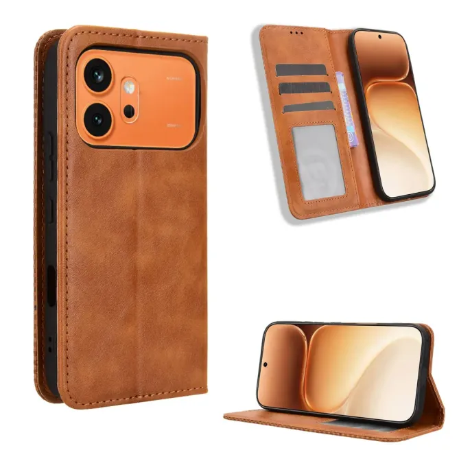 Flip Cover Honor 600 Pro / 600 Le Cirénius Simili Cuir Rétro